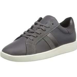 Geox Dames D Meleda B Sneakers, Dk Stone Gun, 36 EU