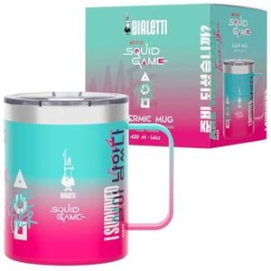 Bialetti Camp Mug Squid Game©, 420 ml, roestvrij staal, dubbele wand