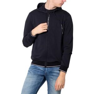 Armani Exchange French Terry hoodie voor heren, zwart, XL