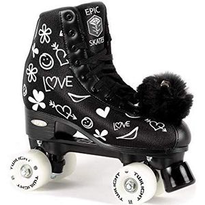 Epic Skates Luv Quad Rolschaatsen, Zwart/Wit, Dames 4