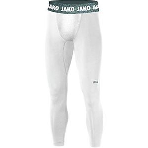JAKO Heren Long Tight Compression 2.0, wit, 164