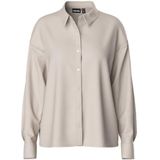 PIECES - PCFRANAN - Blouse - Lichtgrijs - Klassieke Blouse