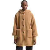 Tom Tailor Denim - Lange Jas - Effen - Regular Fit - Teddybont - Met Capuchon