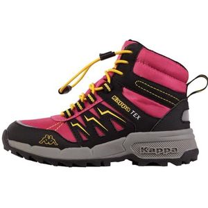 Kappa Deutschland Uniseks kinderstijlcode: 261065k Boxford Mid Tex K sneakers, Roze Yellow, 32 EU