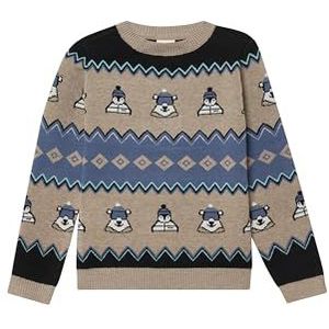 s.Oliver - Strickpullover - Zacht - Jacquardtrui - Lange Mouwen - Ronde Hals