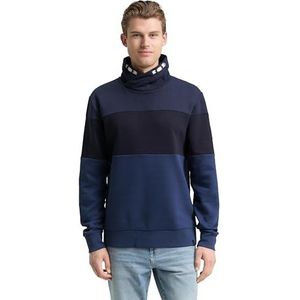 Tom Tailor - Sweatshirt - Ocean Blue - Met Geborduurd Logo