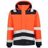 Tricorp 403023 Veiligheidswaarschuwing bicolor jas, 100% polyester, 200 g/m², fluor oranje inkt, maat S