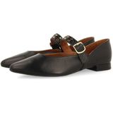 Gioseppo - Reerso - Ballerina's - Zwart - Leer