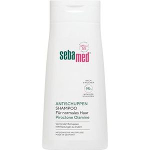 Sebamed Antiroos-shampoo, 400 ml, ook voor vettig haar en droge hoofdhuid, 50% minder roos na slechts 14 dagen, voor de dagelijkse reiniging, voor dames en heren, milde verzorgingsformule