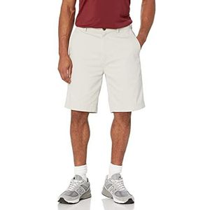 Amazon Essentials Men's Korte broek met binnenbeenlengte van 23 cm en klassieke pasvorm, Zilver, 32