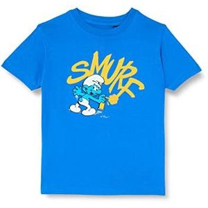 Les Schtroumpfs BOSMURFTS014 T-shirt, blauw, 10 jaar, Blauw, 10 Jaar