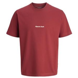 JACK & JONES Jornorrebro Emb Tee Ss Cn Noos Jnr, Tibetaans rood., 176