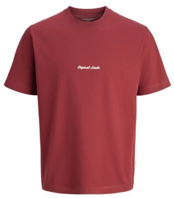 JACK & JONES Jornorrebro Emb Tee Ss Cn Noos Jnr, Tibetaans rood., 176
