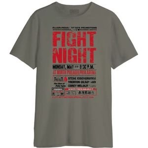 cotton division Creed MECREEDTS014 T-shirt voor heren, kaki, maat 3XL, Kaki, 3XL