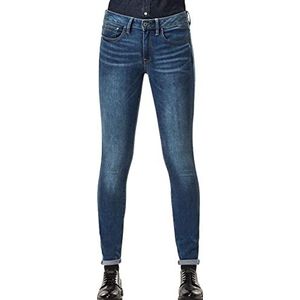 G-STAR RAW Dames 3301 Mid Skinny Jeans, Blauw (Faded Blue D05889-6553-a889), 25W x 30L