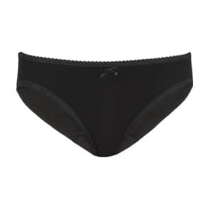 Trigema - Heupslip - Zwart - 2 Stuks - Met Kant - 100% Katoen