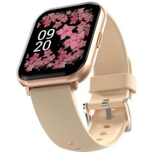 HiFuture Future Zone2 Bluetooth Calling Smart Watch, Roze