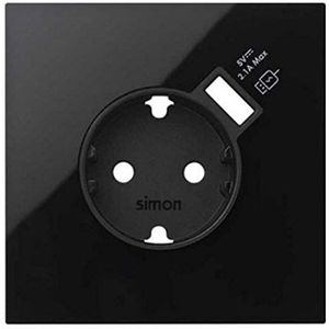 SIMON 10020109-138 Frontset, 1 elemento Basis, Cargador USB