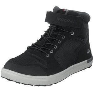 Viking Jakob Mid Gore-tex Jr Sneakers voor kinderen, uniseks, Black Charcoal., 38 EU