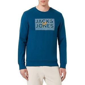 Bestseller A/S Heren Jjmarius Sweat Crew Neck Trui, Sailor Blue, L