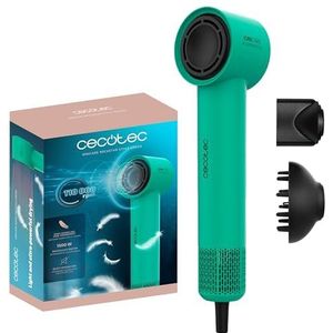 Cecotec Ionicare Rockstar Style Green haardroger, zeer compact en licht, motor 1500 W, 110.000 omw/min, ionengenerator, 4 temperaturen, 3 snelheden, stil: borstelloze technologie