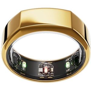 Oura Gen3 Smartring Heritage – Maat 10, Gold | Wearable die slaap, hartslag en conditie bijhoudt – Batterij gaat tot 7 dagen mee – Voor iOS + Android – Controleer je maat met de Oura-maatset
