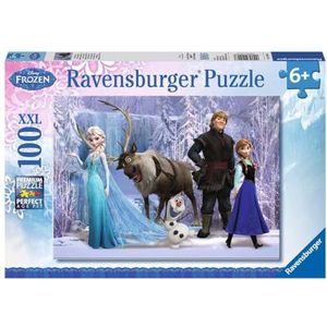 Ravensburger Puzzel Disney Frozen 100pcs XXL (100 stukjes, In het rijk de Sneeuwkoningin)