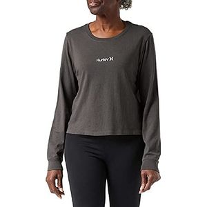 Hurley OAO Smalls T-shirt met lange mouwen voor dames, taupe (Simply Taupe), XS