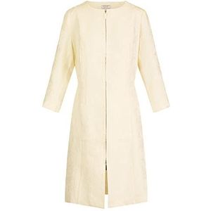 ApartFashion Dames Jacquard Longblazer Blazer, crème, normaal