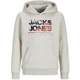 Jjluke Sweat Hood Jnr, wit melange., 152