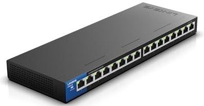 Linksys LGS116P netwerk-switch Unmanaged Gigabit Ethernet (10/100/1000) Power over Ethernet (PoE) Zwart