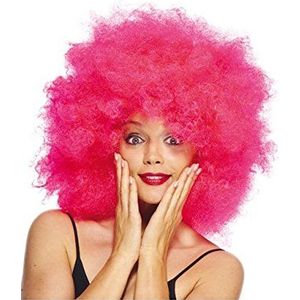 Unbekannt AEC aq04124 pruik Super Afro Fuchsia, rood, OS