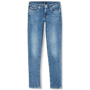 7 For All Mankind Pyper Slim Illusion Jeans voor dames, lichtblauw, 23W x 23L
