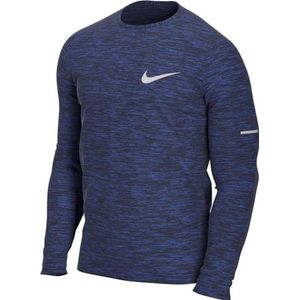 Nike Heren Top M Nk Df Elmnt Crew, Obsidian/Game Royal/Htr/Reflective, DD4754-451, M