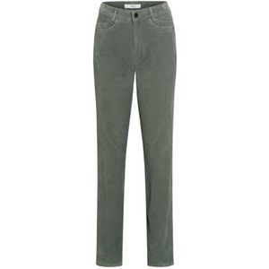 BRAX Dames Style Shakira Structure Velvet broek, grijs, 27W / 30L