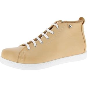 Andrea Conti Vetersneakers voor dames, camel, 42 EU