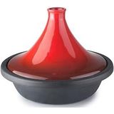 IBILI - Tajine H-Class - Gietijzeren Behuizing en Deksel van Keramiek - 27 cm - Geschikt voor Inductie