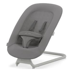 Cybex Gold LEMO Bouncer, Wipstoeltje met comfortinzetstuk, Compatibel met Cybex LEMO kinderstoel-zitsysteem, Vanaf de geboorte tot 3 jaar (ca. 15 kg), Suede Grey (Grijs)