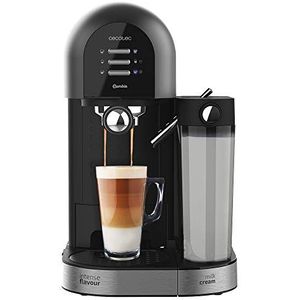 Cecotec Halfautomatische koffie Power Instant-ccino 20 Chic Nera-serie. voor gemalen en capsulekoffie, 20 repen, melktank 0,7 ml, watertank 1,7 l, 1470 W.