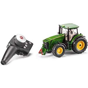 siku 6881, John Deere 8345R tractor, Radio controlled, 1:32, Includes remote control, Metal/Plastic, Green, Battery operated, Compatible with attachments