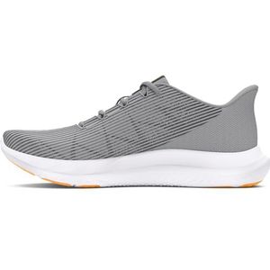 Under Armour UA Charged Speed Swift, Sneakers heren, Mod Gray/Nova Orange/Metallic Silver, 44 EU