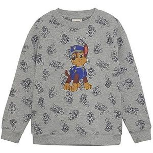 MINYMO Jongens sweatshirt met PAW Patrol All Over print, lichtgrijs gem., 92 cm
