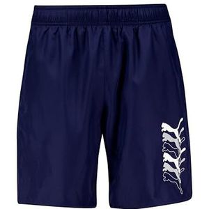 PUMA Swim Men Cats MID Shorts 1P, Donkerblauw, S