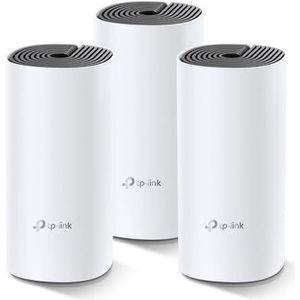 TP-Link AC1200 Multiroom Mesh WiFi System, up to 370 Square Meters and 100+ Devices, Seamless Roaming, 2 Gigabit Ports (Deco M4 (3-pack))