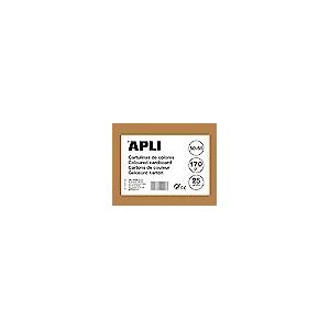 APLI 16504 — Hazelnootkarton 50 x 65 mm 170 g 25 vel