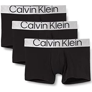 Calvin Klein Heren Trunk (Pack van 3), Zwart (zwart), XL