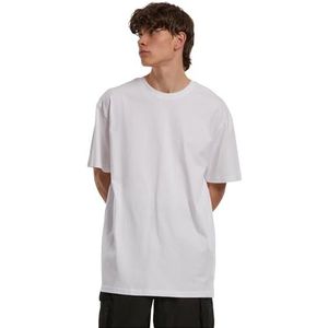 Build Your Brand Heren T-Shirt Organic Heavy Oversized Tee White S, wit, S