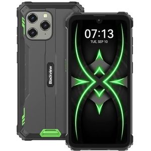 Blackview BV5300Pro Mobiele Telefoon, onbreekbaar, Android 12, 7 GB + 64 GB ROM/TF-1 TB, 6580 mAh accu, 13 MP + 8 MP camera, 6,1 inch HD + onbreekbare smartphone, Dual SIM/Face ID/NFC/GPS/2 jaar