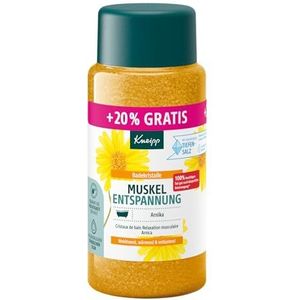 Kneipp Badkristallen spierontspanning, speciale grootte, met natuurzuiver diepzout en met extract van arnica en etherische oliën uit cabreuva, rozemarijn en pinus-soorten, gelimiteerde editie, 720 g