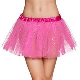 Boland - Tutu Twinkle, voor dames, glitter sterren, elastische tailleband, carnaval, themafeest, kostuum, rok